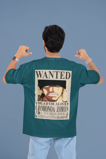 Nothing Happended Roronoa Zoro oversized t-shirt