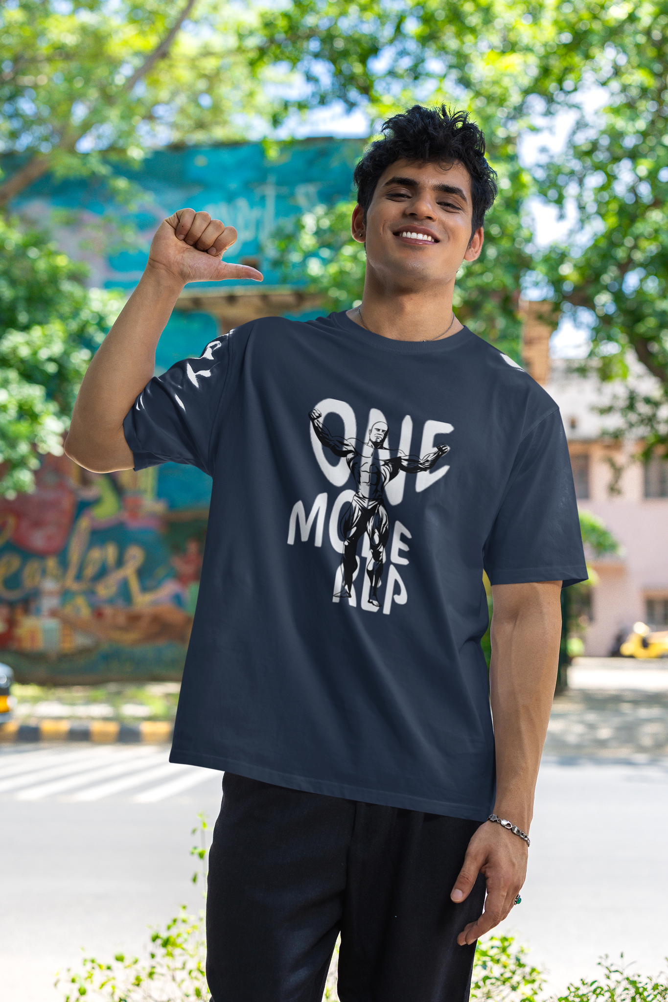 ONE MORE REP OVERSIZE GYM T-SHIRT