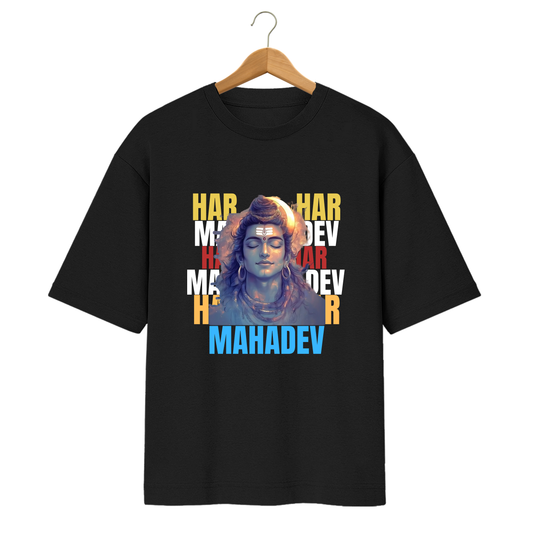 har har mahadev oversize tee