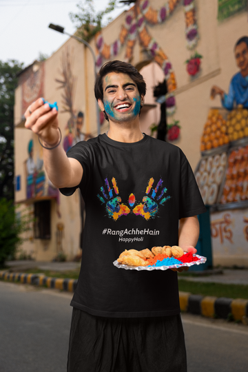 Rang Achhe Hain Premium Happy Holi Tee